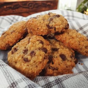 Choc Chip Oat Cookies
